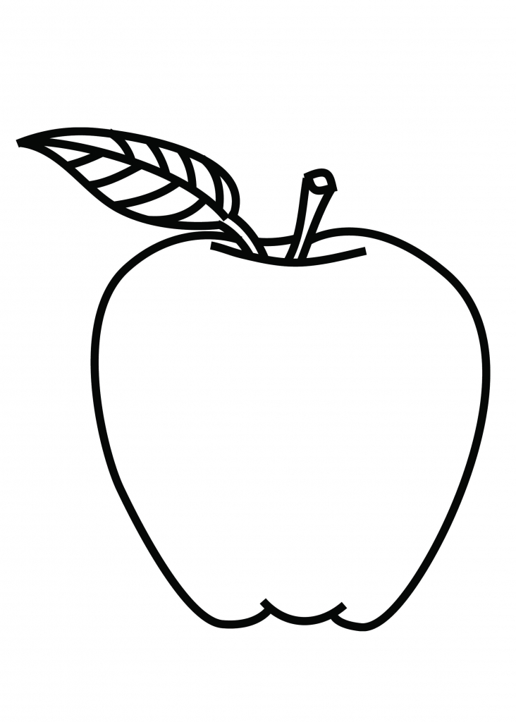 The Cool Coloring Page Of Apple - domaine-patrick-hudelot ...