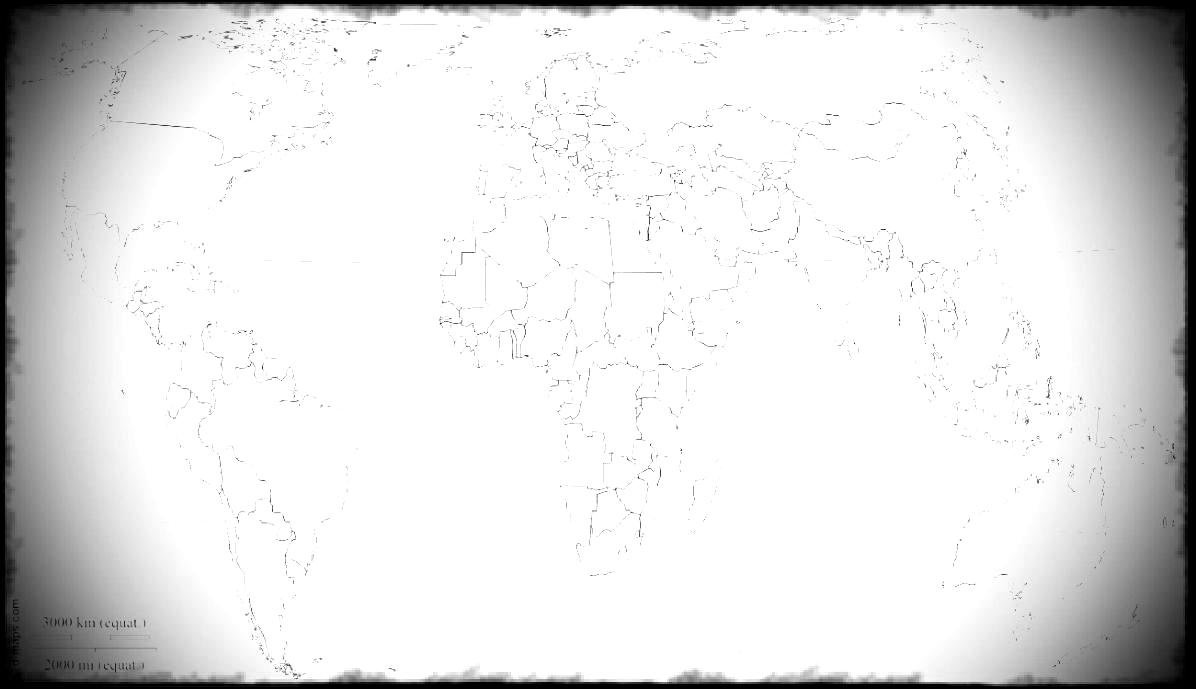 World Map Outline Blank Continents Best Photos Of Printable ...