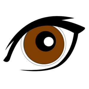 Brown Eye Logo Design Free Clip Art