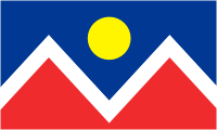 Colorado, flag - vector image