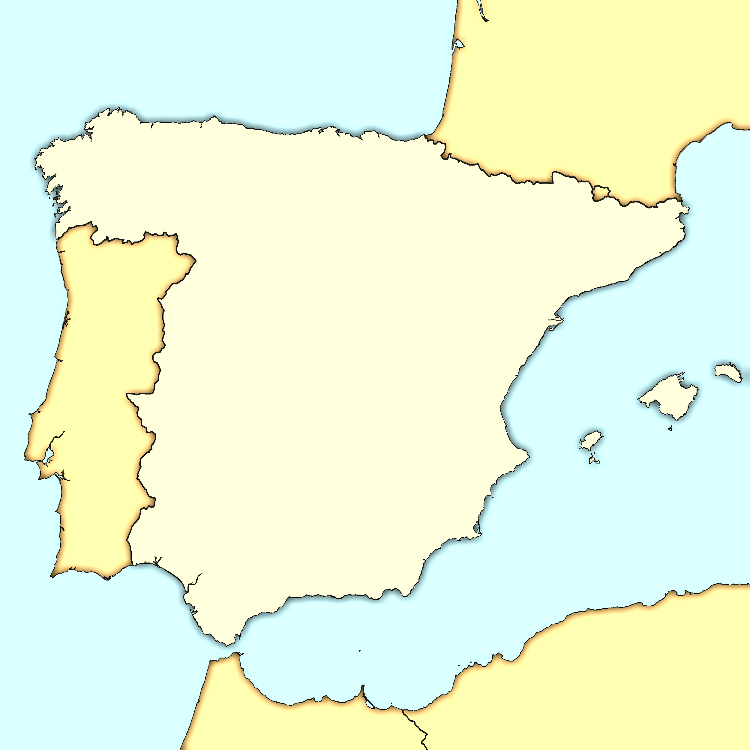 clipart map of spain - photo #15