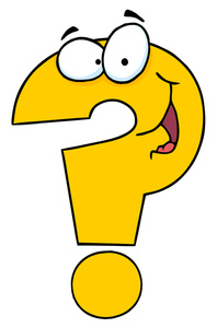 Question Mark Clipart Image - smiling cartoon question mark clipart