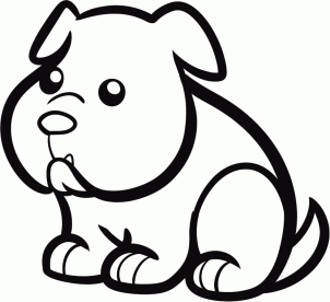 Animals - How to Draw a Bulldog For Kids