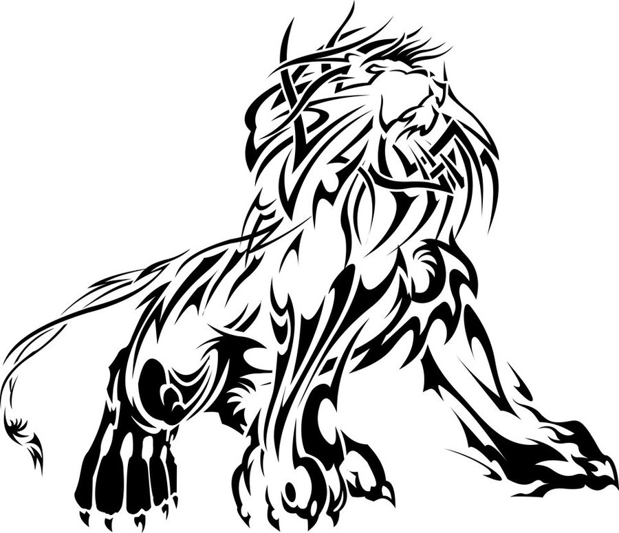 deviantART: More Like Lion Tribal by johnniihansen