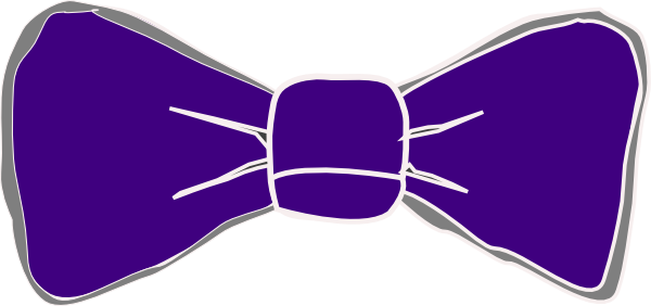 Bow Tie Purple clip art - vector clip art online, royalty free ...