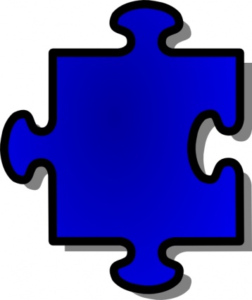 Jigsaw Blue Puzzle Piece clip art - Download free Other vectors