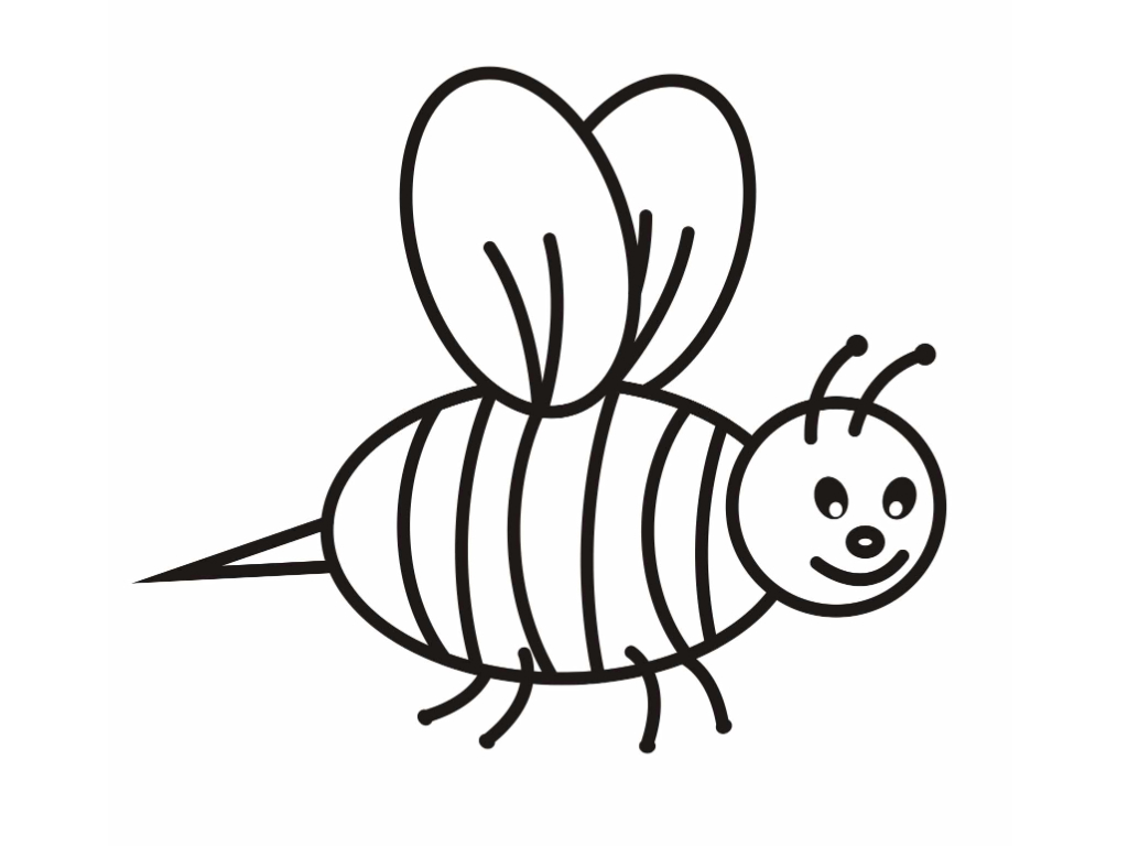 Free-Coloring-Pages-of-Bumble-Bee | Free coloring pages for kids