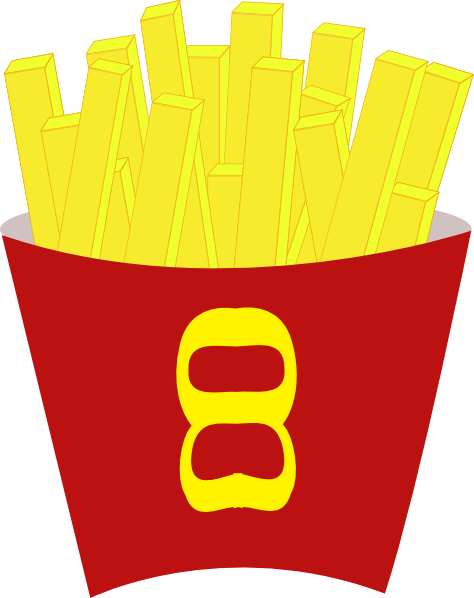 French Fries Clip Art - vector clip art online ...