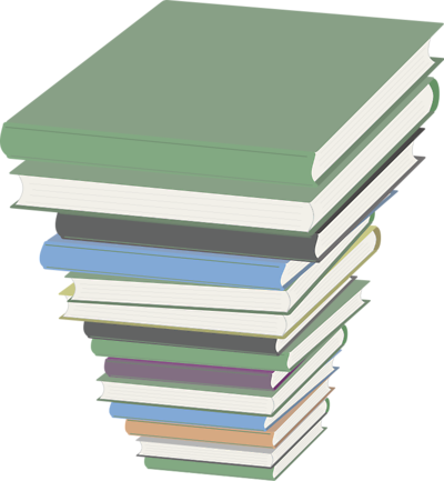 stack of books vector png