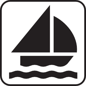 Boat Sailing 1 clip art - vector clip art online, royalty free ...