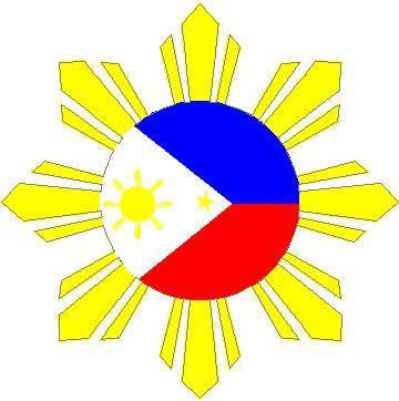 Flag Decals :: Filipino Sun Decal / Sticker 02 -