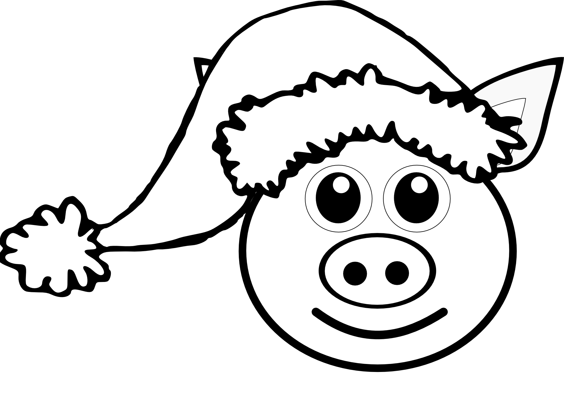 Cartoon Pig Clipart