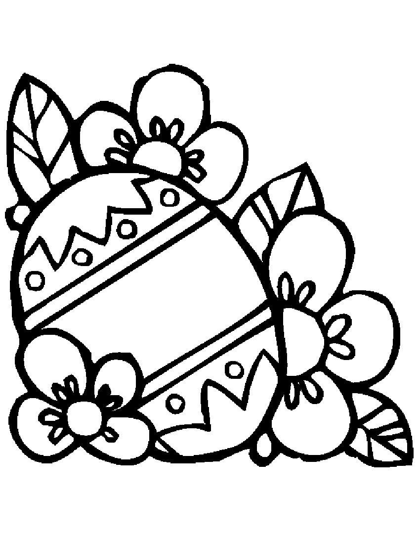 Easter Egg Clipart Black And White Wallpaper - Happy Easter