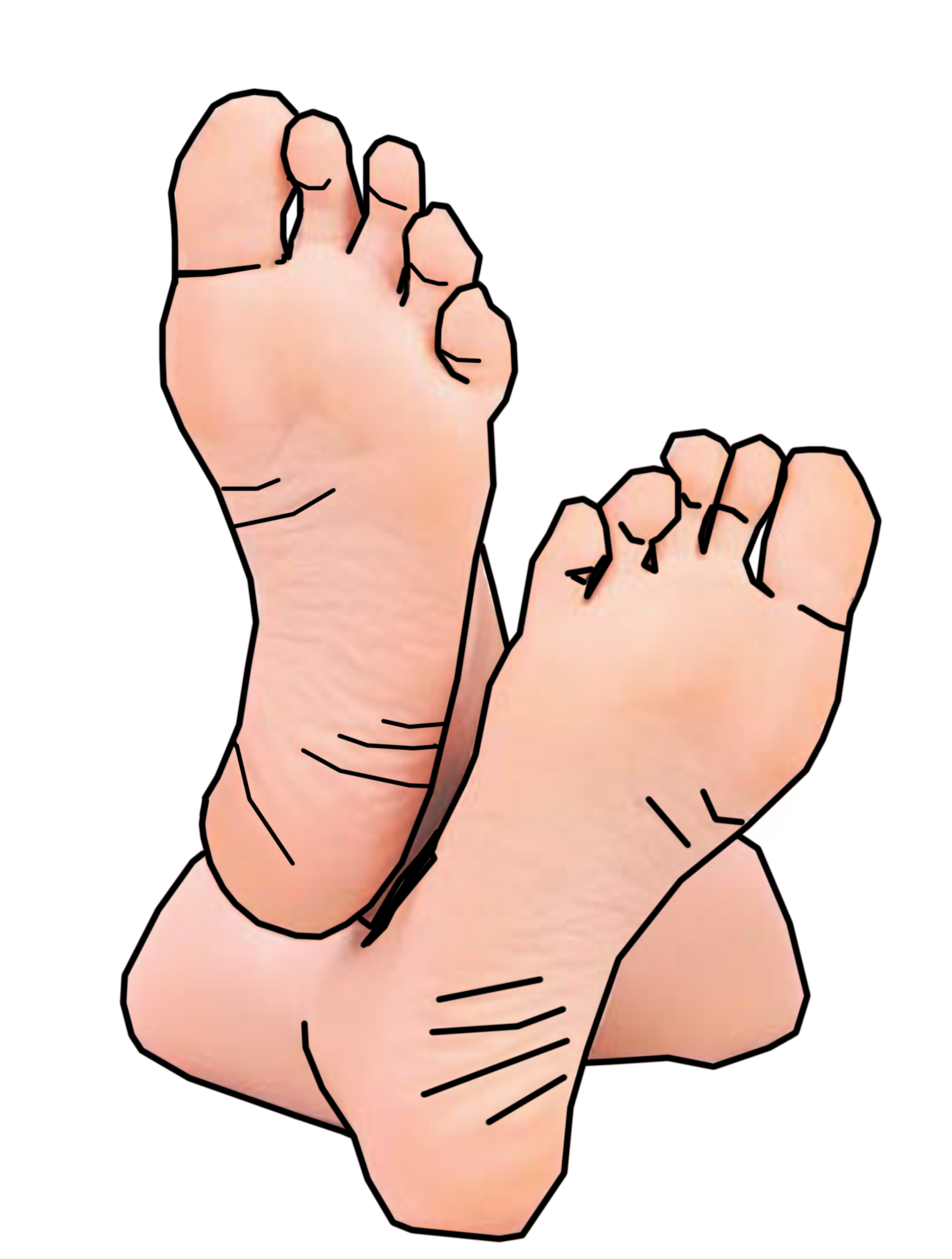 Cartoon Feet Clipart