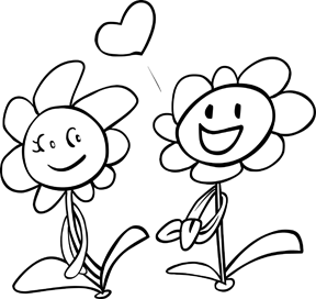 How To Draw Cartoon Flowers