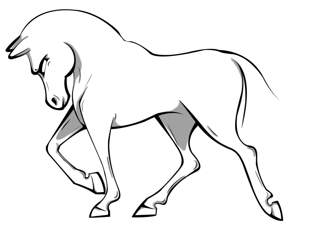 Horse Template by DemiSaurusRex on DeviantArt