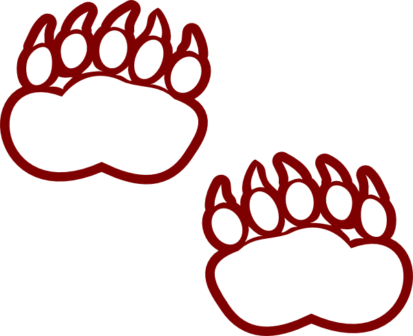 Clip Art And Picture Bear Paw Print
