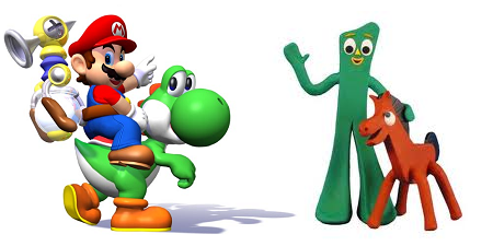 Mario and Yoshi versus Gumby and Pokey | The Screamsheet