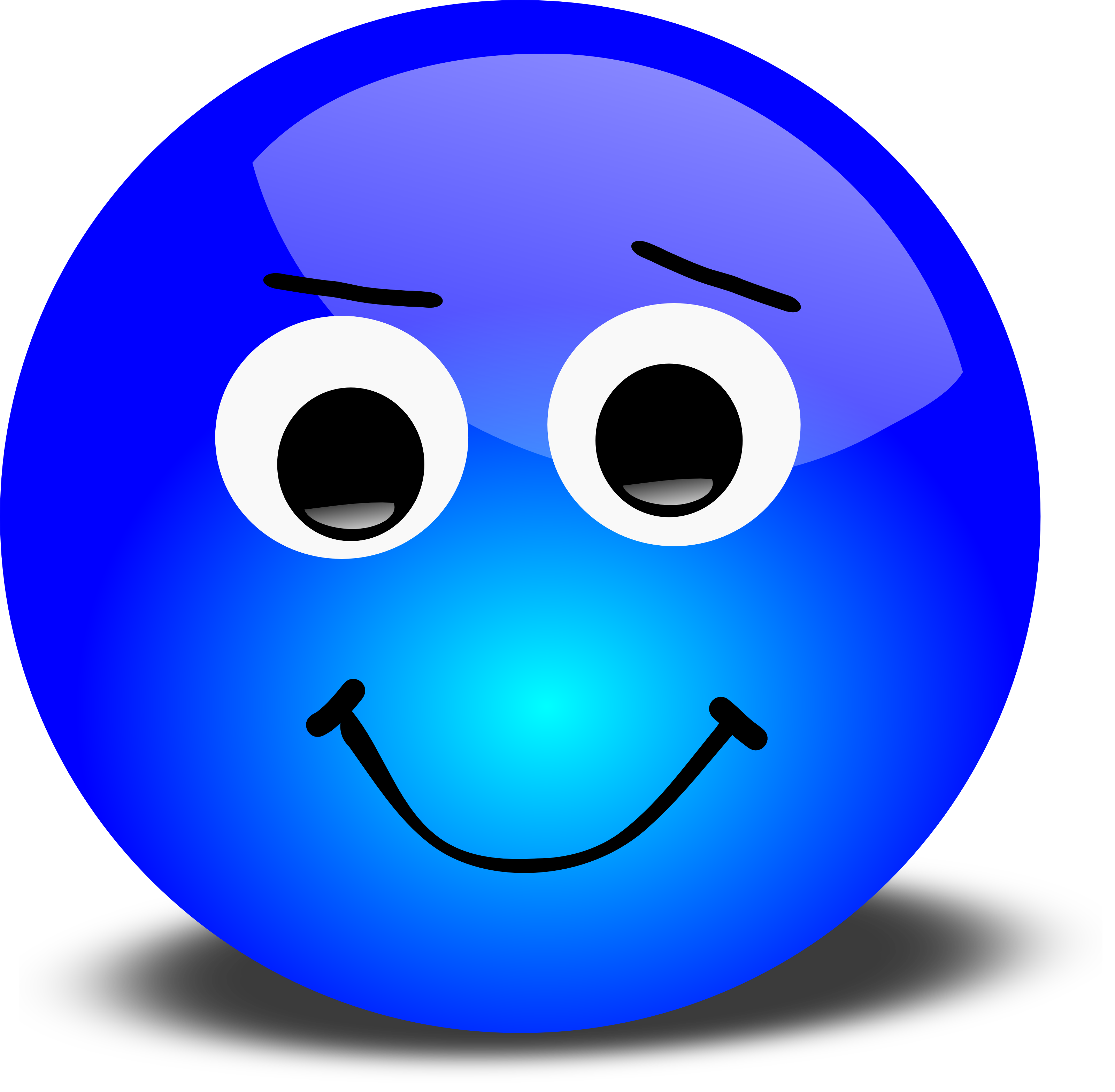 Clipart for happy and sad faces