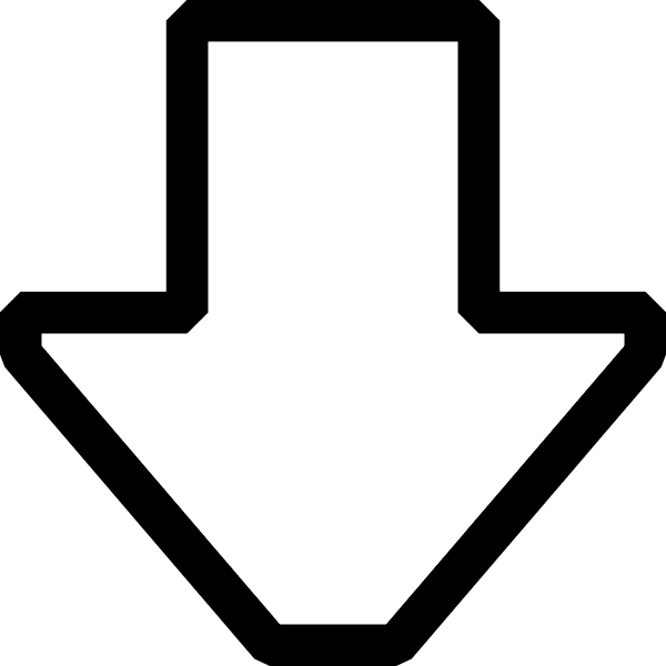 Arrow pointing down clipart