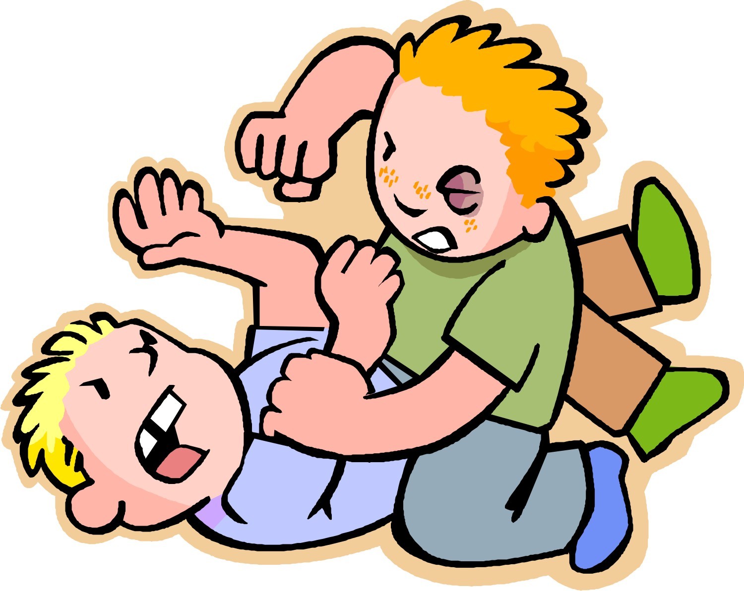 People Fighting Clipart