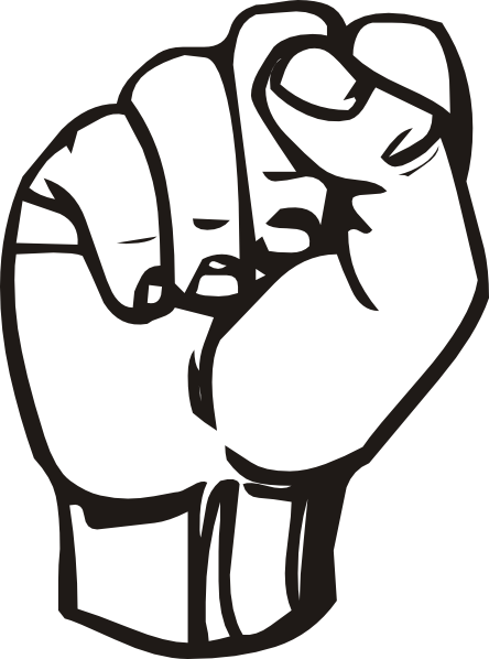 Closed Fist Clipart