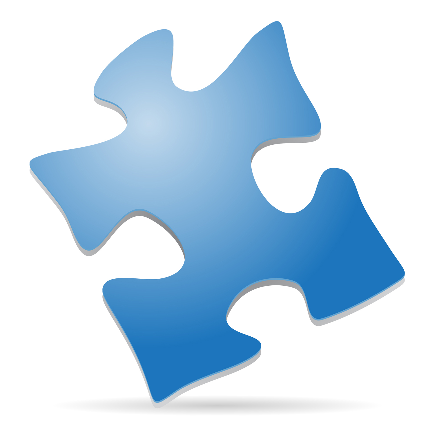 Blue Puzzle Piece Autism - ClipArt Best
