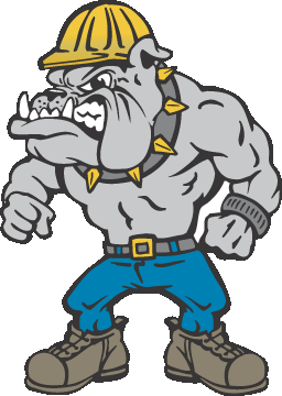 Friendly bulldog mascot clipart