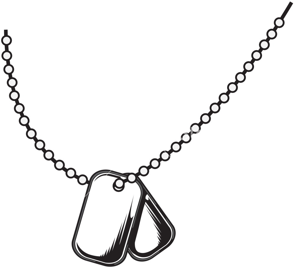 Dog Tag Outline Clipart - ClipArt Best