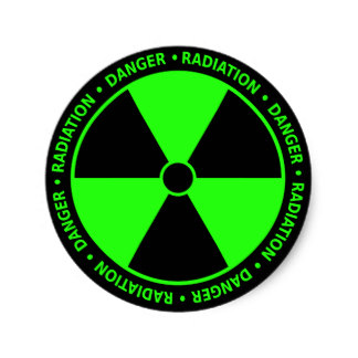 Radioactive Symbol Stickers | Zazzle