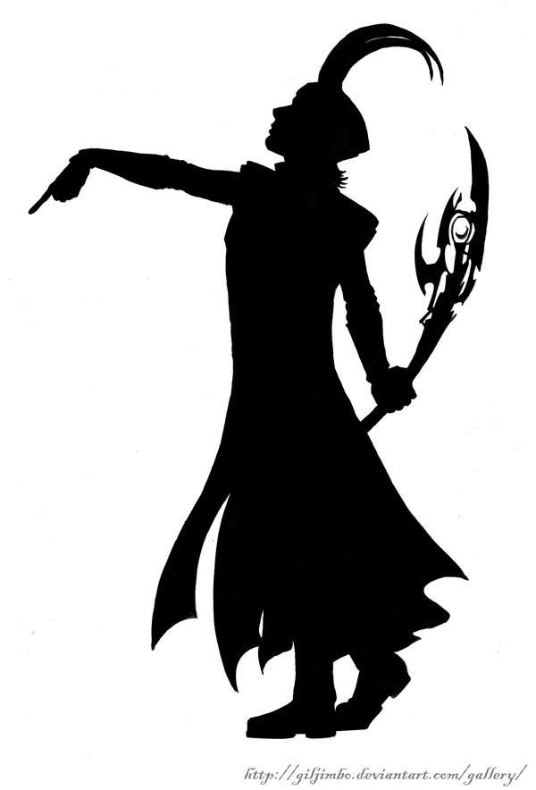 Loki's silhouette by GilJimbo on DeviantArt
