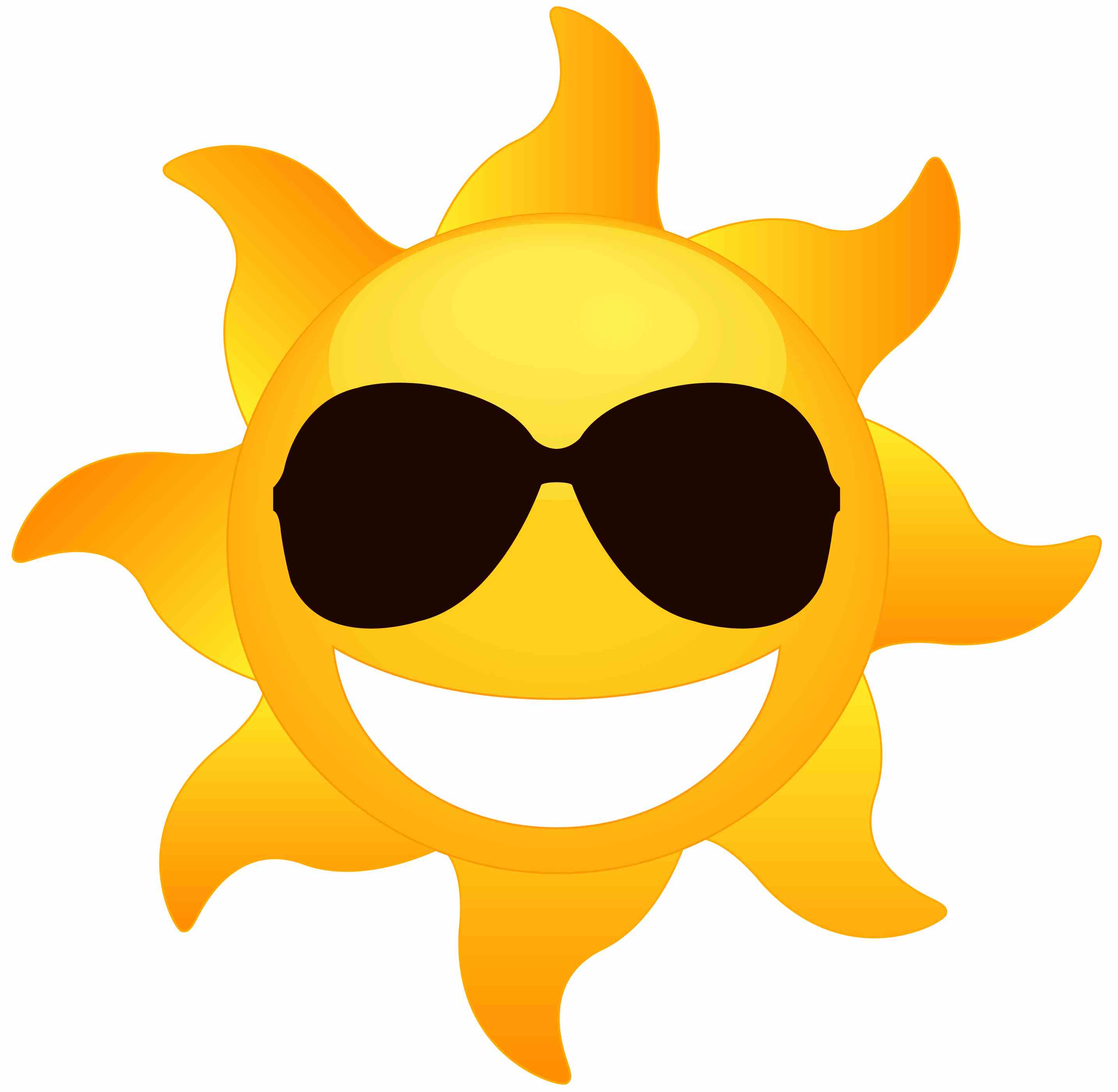 clip art happy face sun - photo #27