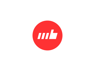 m + b + thumbs up logo design by Dalius Stuoka - Dribbble