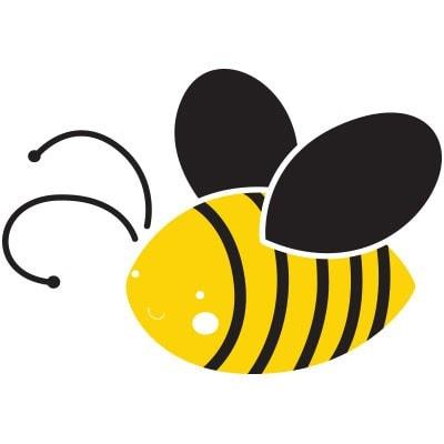 Bumble Bee Stencil for Painting Bee on Kids Walls
