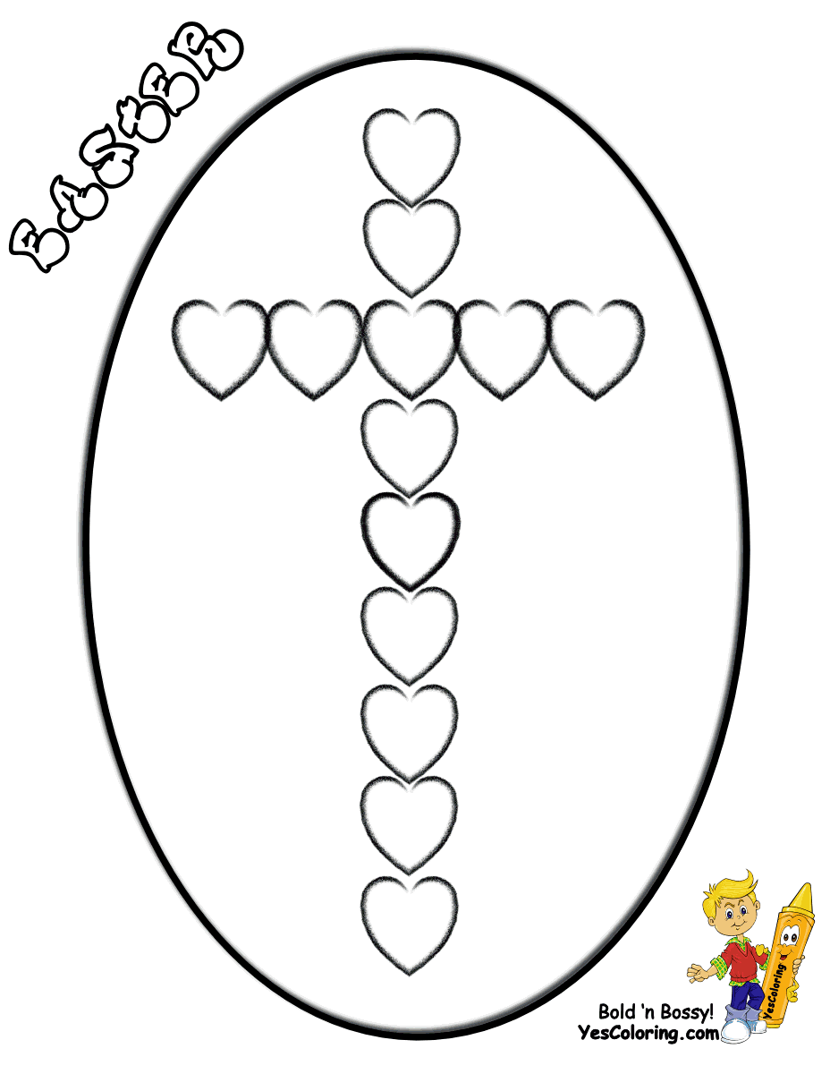 Fancy Easter Egg Coloring Pages | Easter Egg | Free | Easter ...