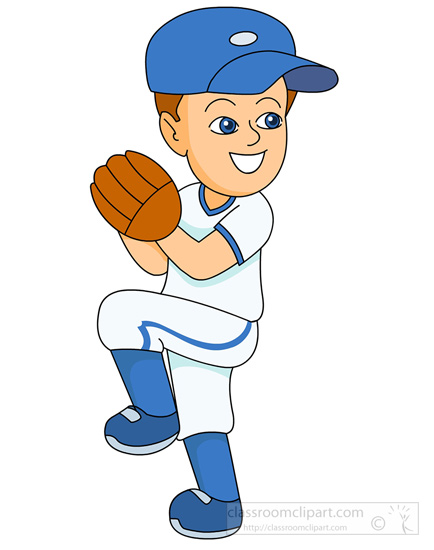 Clip art baseball player