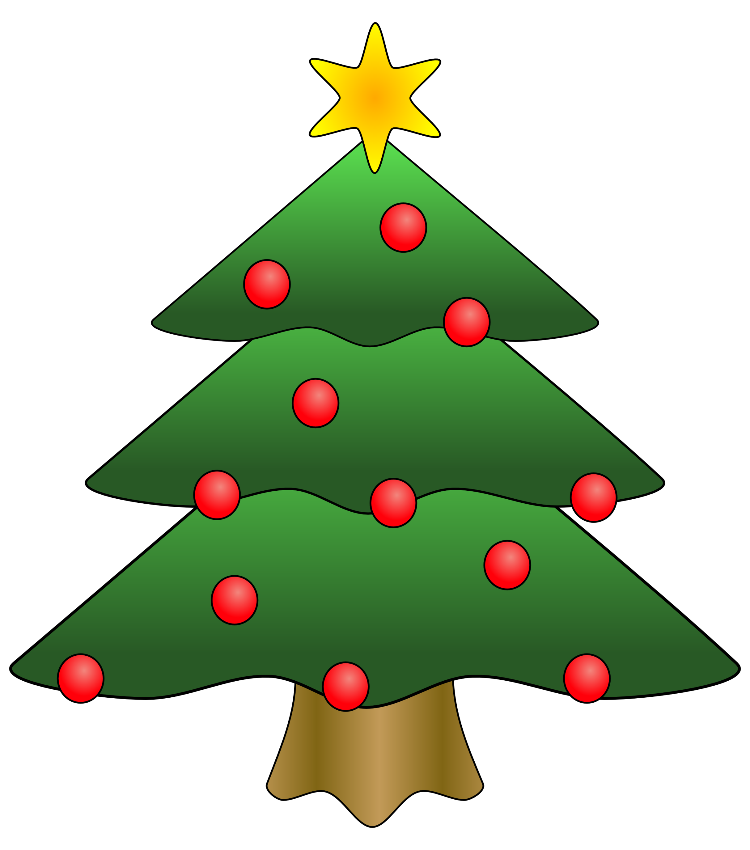 Evergreen Tree Clip Art Clipart - Free to use Clip Art Resource