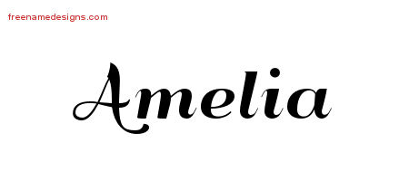 amelia Archives - Free Name Designs