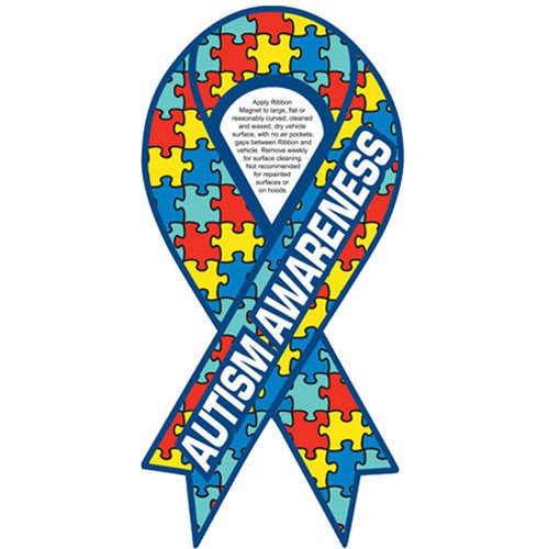 Autism Awareness Ribbon Magnet (.030 Thickness) | Custom Magnets