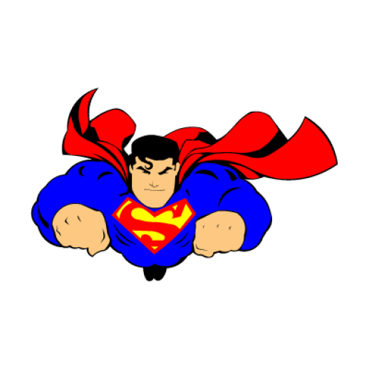flying superman clipart - photo #45