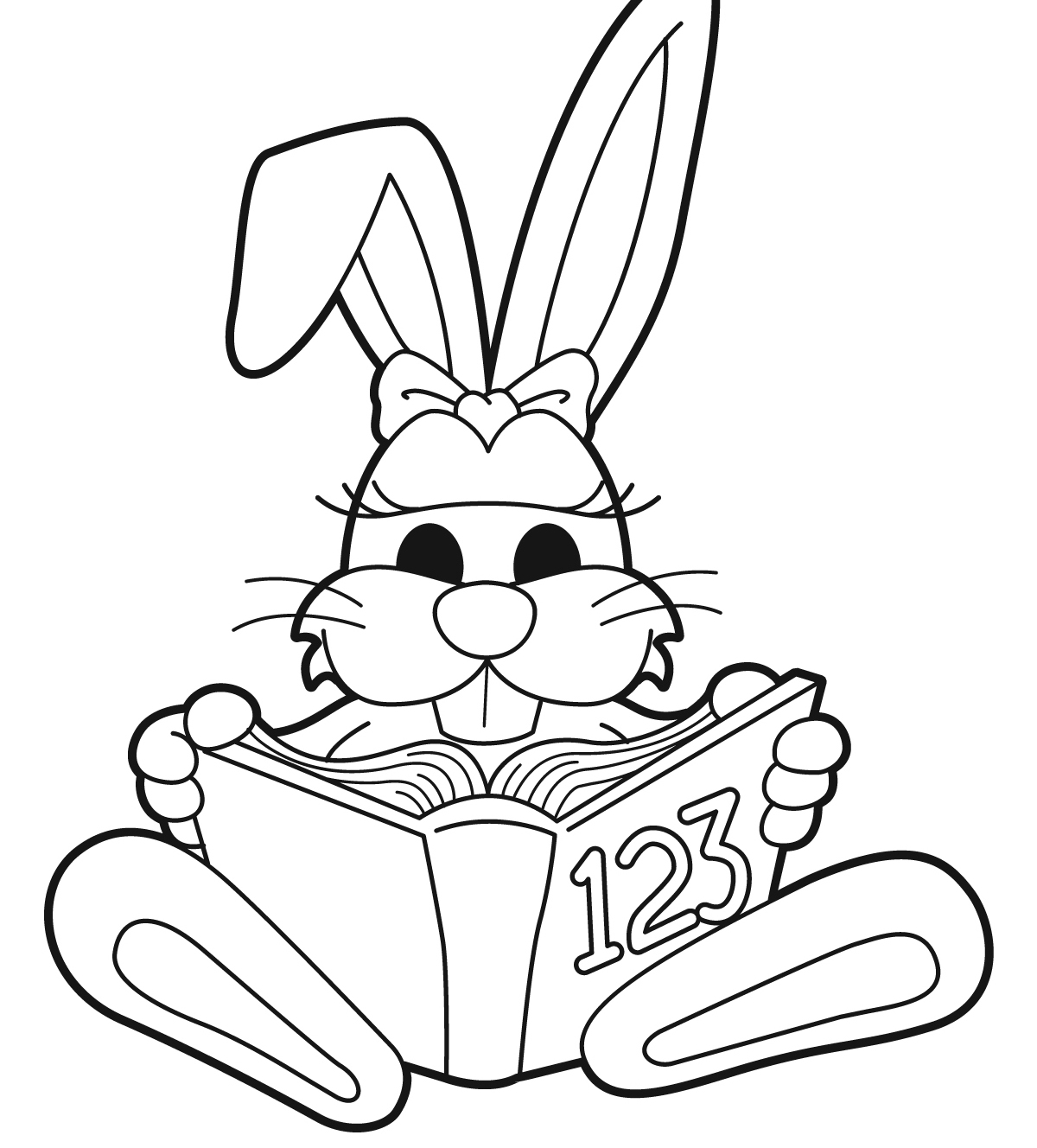 Rabbit Learn Math - Math Coloring Pages : Coloring Pages for Kids ...