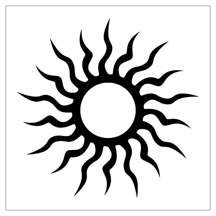 Black And White Sun Tattoos - ClipArt Best