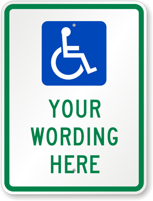 Handicap Parking Signs - Disability Parking Signs