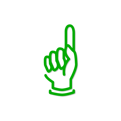 arrow06_up, arrow, up, green, hand, point, finger, icon, 256x256 ...