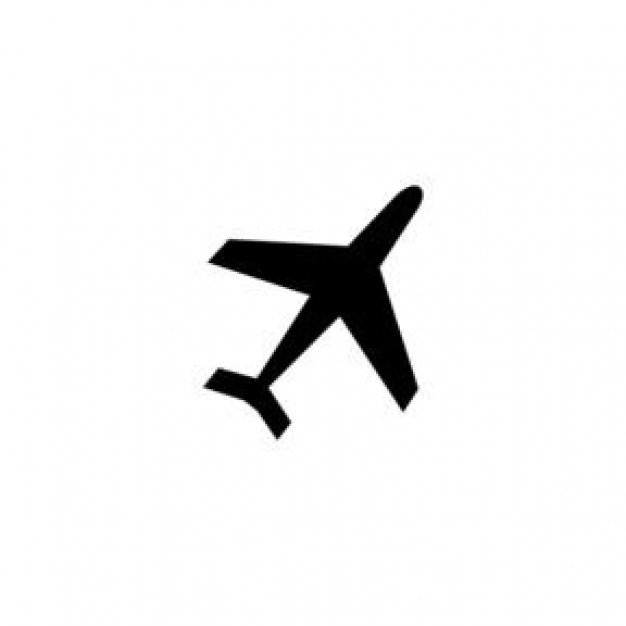 Plane silhouette - Icon | Download free Icons