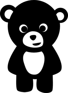 Black Bear Clip Art - vector clip art online, royalty ...