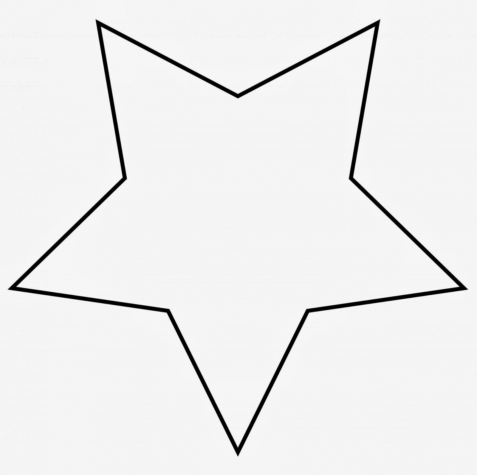 5 Point Star Outline ClipArt Best