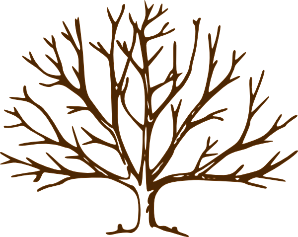 Oak Tree Silhouette With Roots - Free Clipart Images