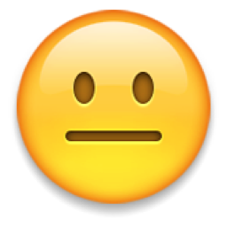 Neutral Face Emoji (U+1F610)