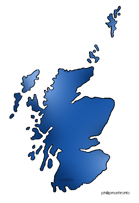 clipart map of scotland - photo #26